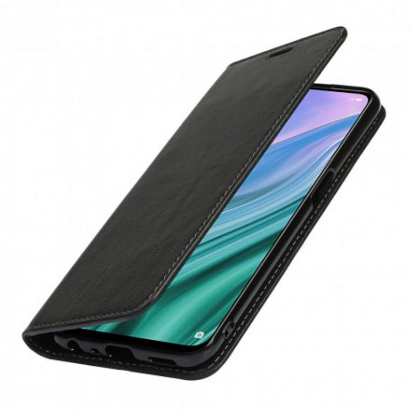 θηκη κινητου Oppo A54 5G / A74 5G Θήκη Flip Γνήσιο Δέρμα