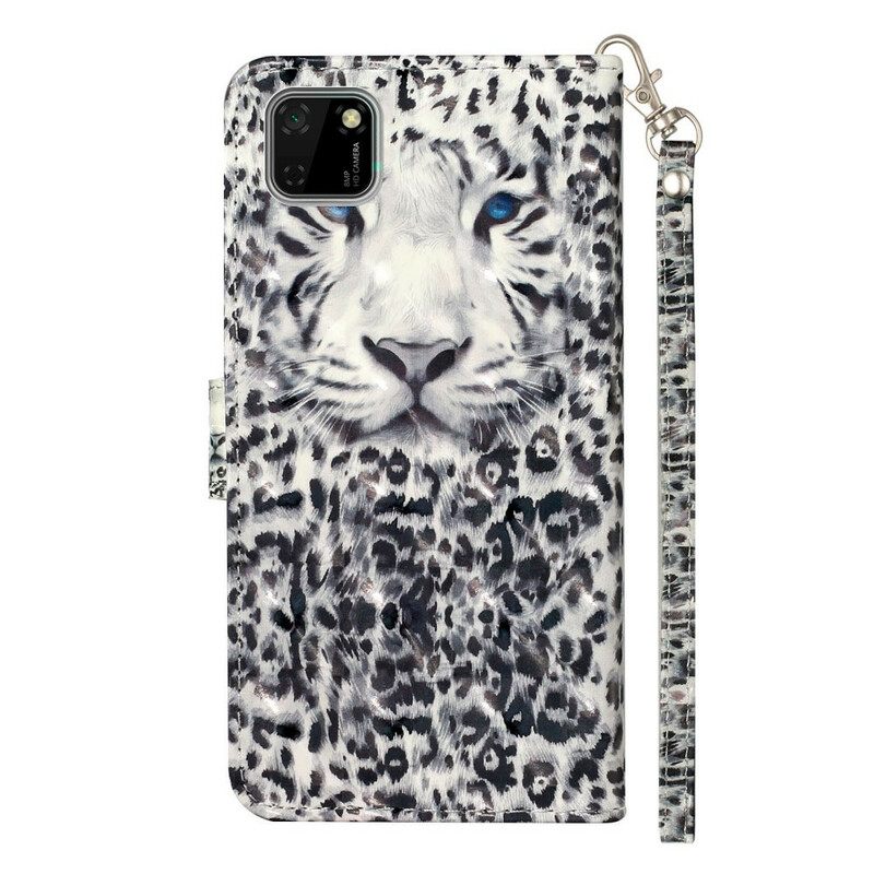 Κάλυμμα Huawei Y5p με κορδονι Προβολείς Tiger Light Strap