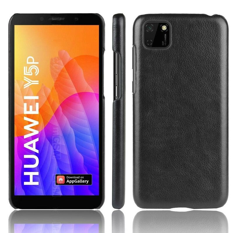 θηκη κινητου Huawei Y5p Performance Litchi Leather Effect