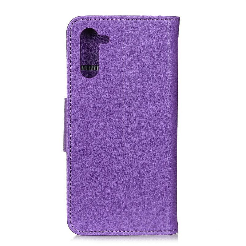 Κάλυμμα OnePlus Nord Litchi Leather Style