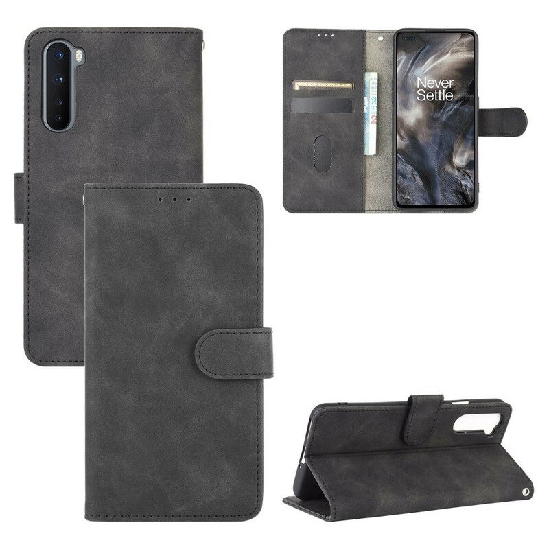 Θήκη Flip OnePlus Nord Soft Touch Leather Effect