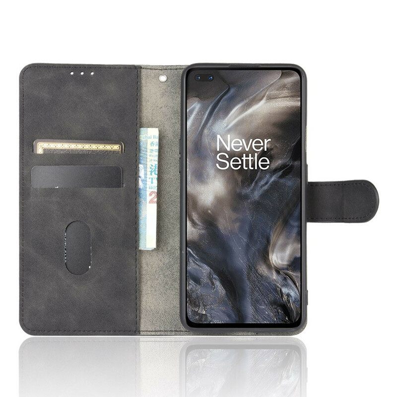 Θήκη Flip OnePlus Nord Soft Touch Leather Effect