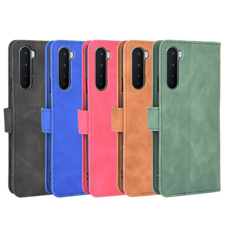 Θήκη Flip OnePlus Nord Soft Touch Leather Effect