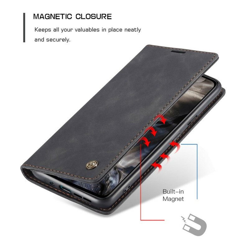 θηκη κινητου OnePlus Nord Θήκη Flip Caseme Faux Leather