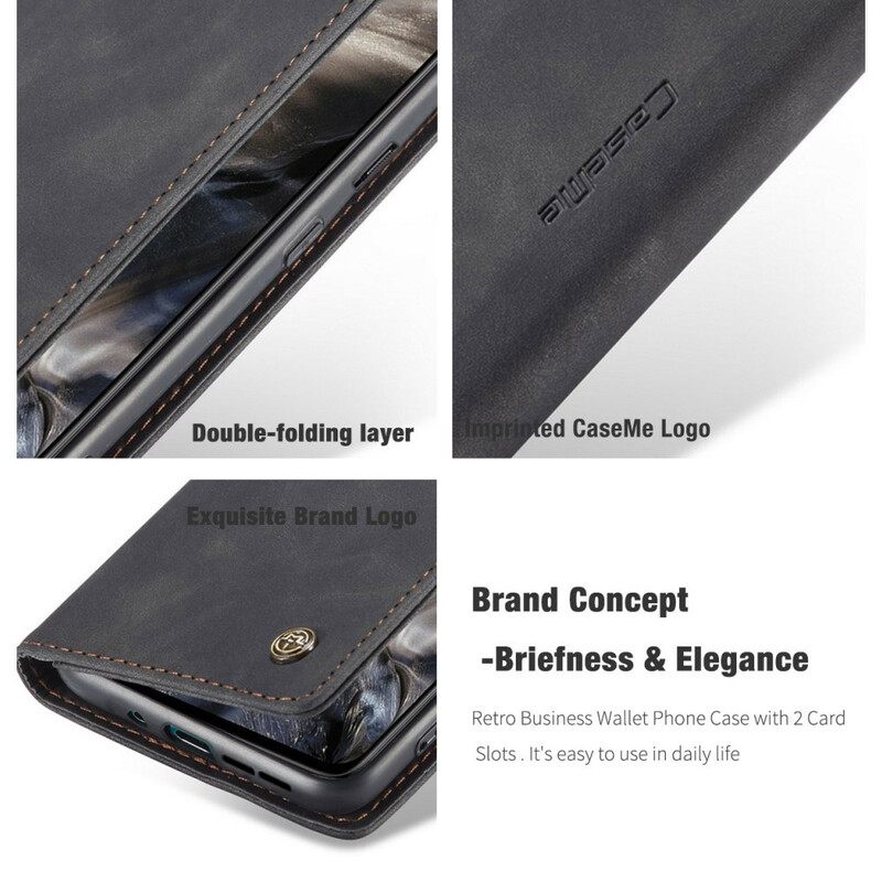 θηκη κινητου OnePlus Nord Θήκη Flip Caseme Faux Leather