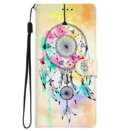 Θηκη Κινητου Samsung Galaxy S24 Plus 5g Ακουαρέλα Dream Catcher Με Λουράκι