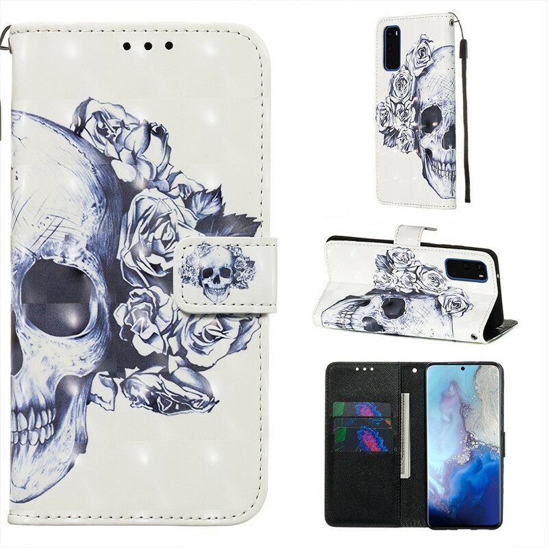 Κάλυμμα Samsung Galaxy S20 Floral Skull