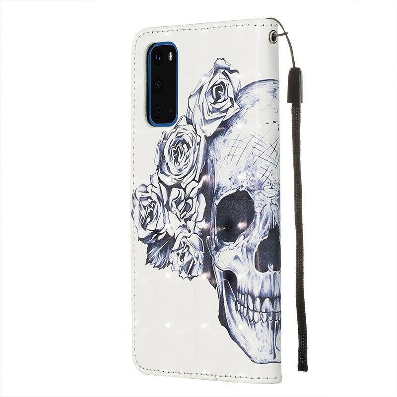 Κάλυμμα Samsung Galaxy S20 Floral Skull