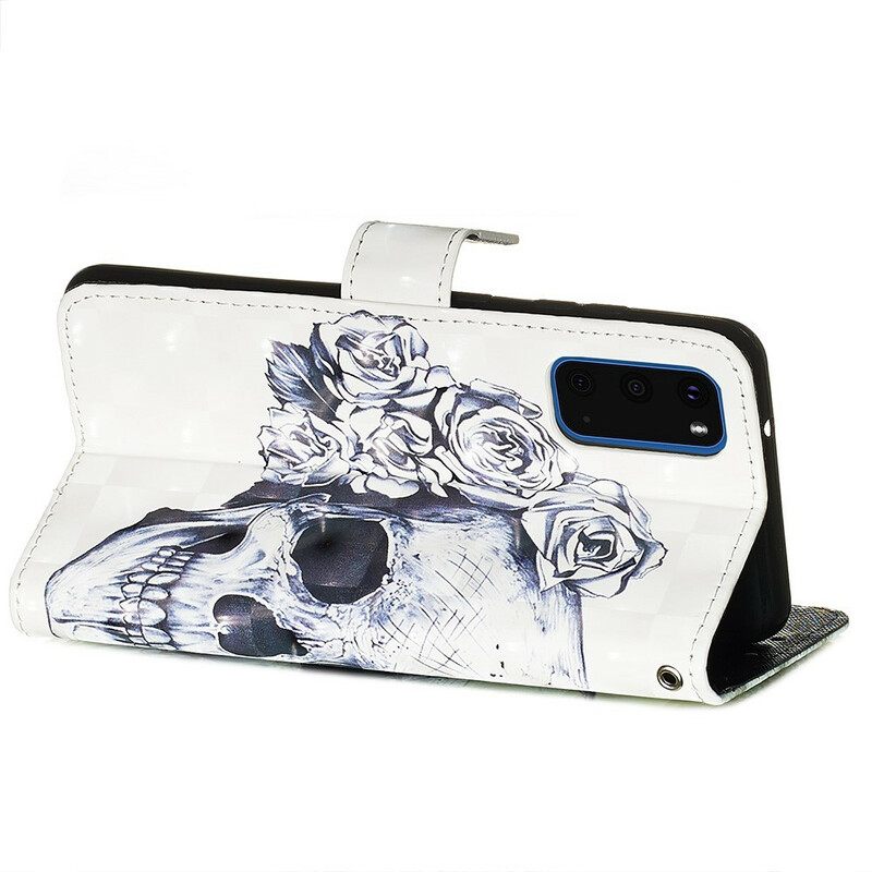 Κάλυμμα Samsung Galaxy S20 Floral Skull