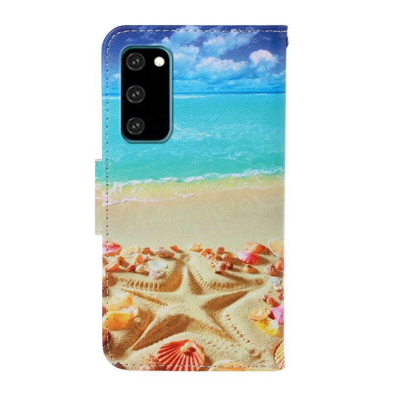 Κάλυμμα Samsung Galaxy S20 με κορδονι Strappy Beach