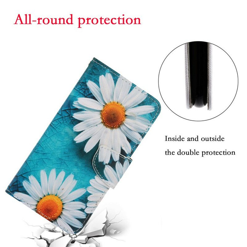 Κάλυμμα Samsung Galaxy S20 με κορδονι Strappy Daisies