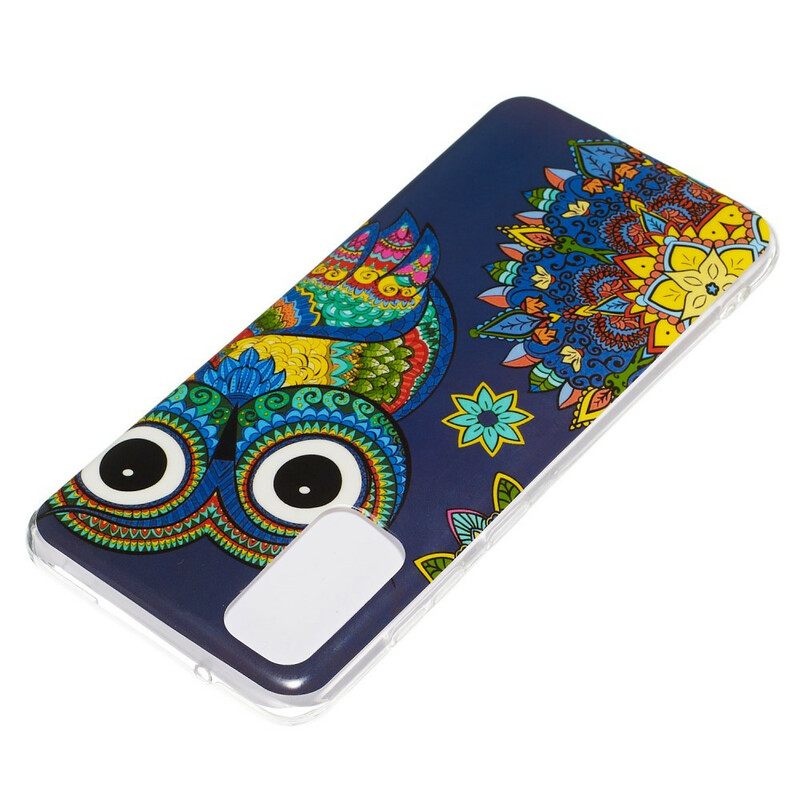 θηκη κινητου Samsung Galaxy S20 Fluorescent Owl Mandala