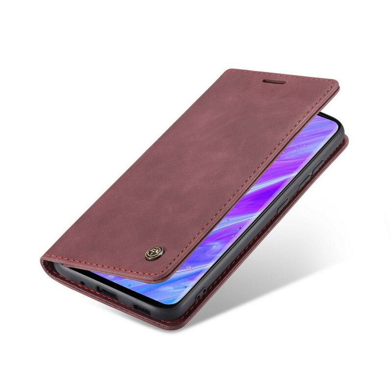 θηκη κινητου Samsung Galaxy S20 Θήκη Flip Caseme Faux Leather