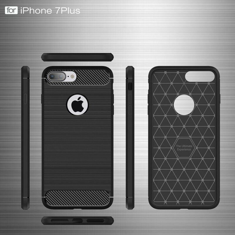 Θήκη iPhone 8 Plus / 7 Plus Ultra Brushed Carbon Fiber