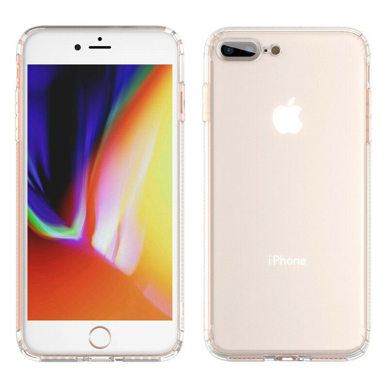 θηκη κινητου iPhone 8 Plus / 7 Plus Διαφανή Προστατευτικά Μαξιλάρια Leeu