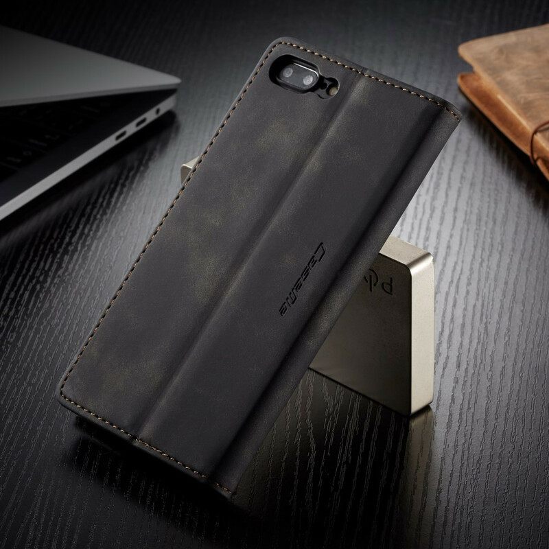 θηκη κινητου iPhone 8 Plus / 7 Plus Θήκη Flip Caseme Faux Leather