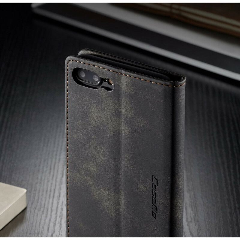 θηκη κινητου iPhone 8 Plus / 7 Plus Θήκη Flip Caseme Faux Leather