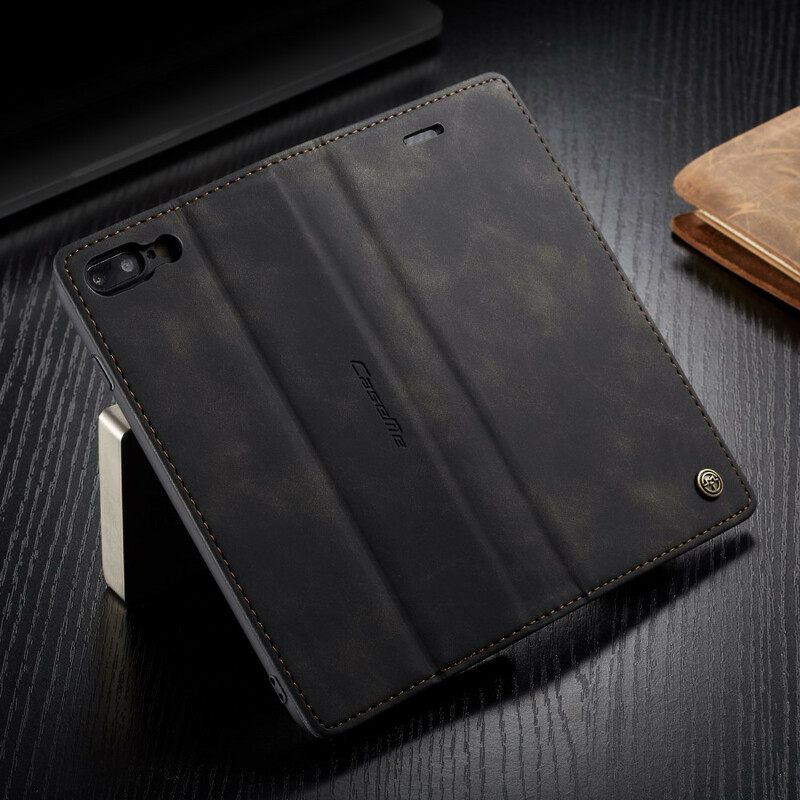 θηκη κινητου iPhone 8 Plus / 7 Plus Θήκη Flip Caseme Faux Leather