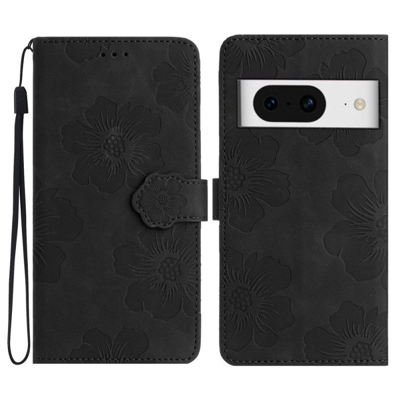 Δερματινη Θηκη Google Pixel 8 Floral Print