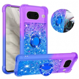 Κάλυμμα Google Pixel 8 Glitter Ring-holder