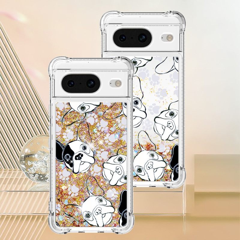 Κάλυμμα Google Pixel 8 Θήκες Κινητών Mr Dog Glitter