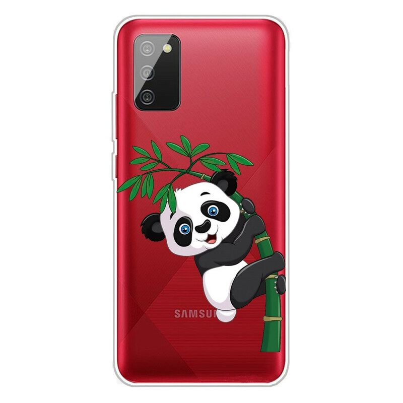 θηκη κινητου Samsung Galaxy A02s Panda Panda On Bamboo