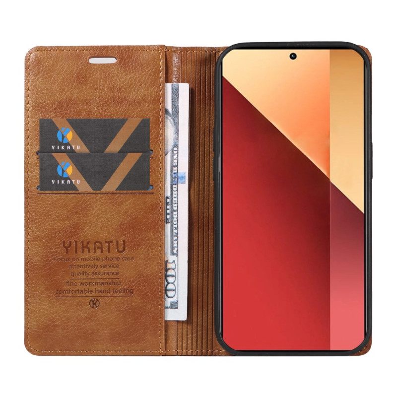 Δερματινη Θηκη Xiaomi Redmi Note 13 Pro 4g Vintage Yikatu