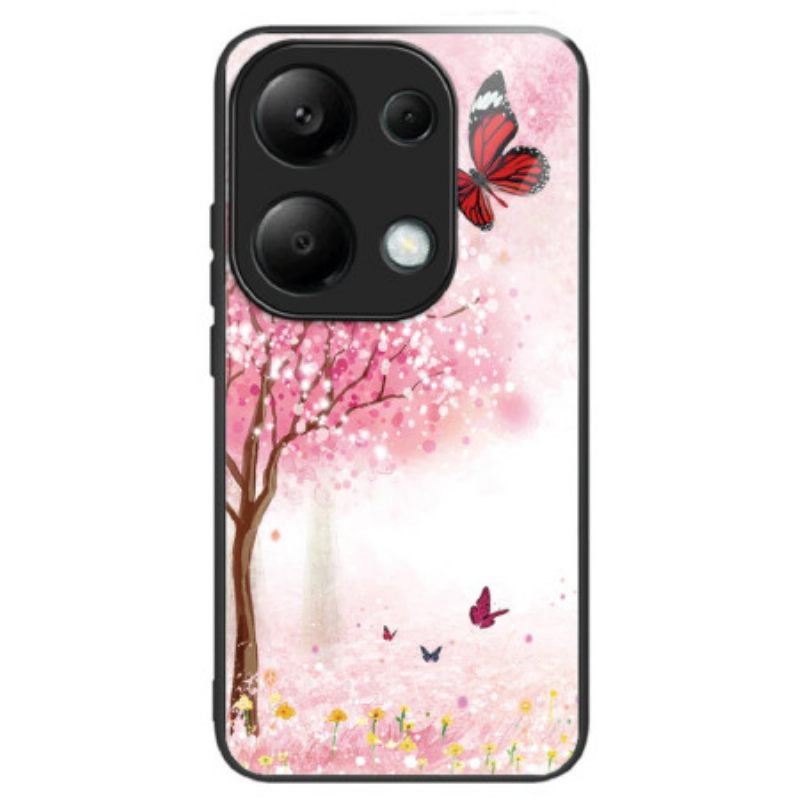 Κάλυμμα Xiaomi Redmi Note 13 Pro 4g Θήκες Κινητών Tempered Glass Cherry Blossoms