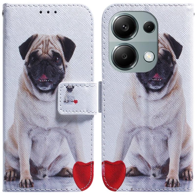 Θηκη Κινητου Xiaomi Redmi Note 13 Pro 4g Θήκες Κινητών Pug Dog Με Λουρί