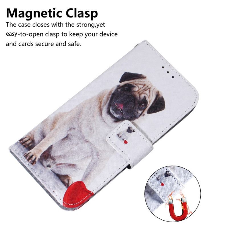 Θηκη Κινητου Xiaomi Redmi Note 13 Pro 4g Θήκες Κινητών Pug Dog Με Λουρί