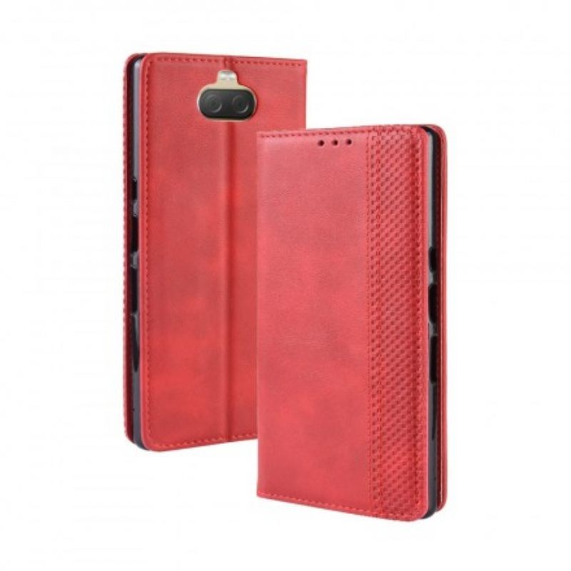 θηκη κινητου Sony Xperia 10 Θήκη Flip Faux Leather Vintage Απλό