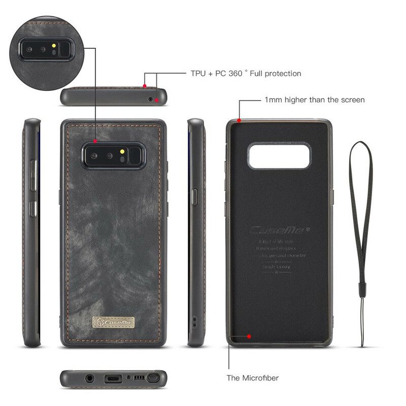 δερματινη θηκη Samsung Galaxy Note 8 Caseme Vintage Leather