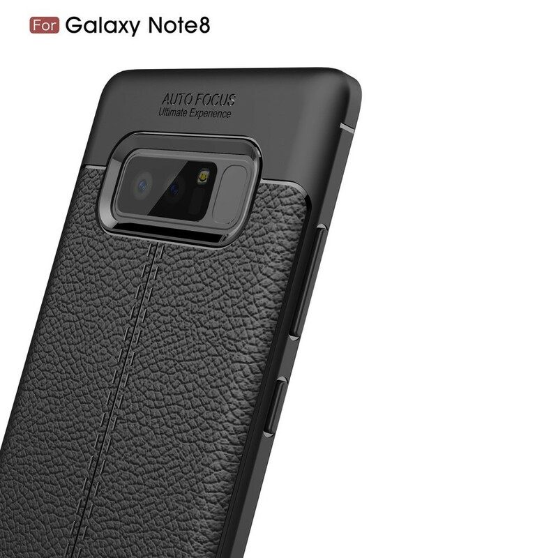 Θήκη Samsung Galaxy Note 8 Δερμάτινο Εφέ Litchi Double Line