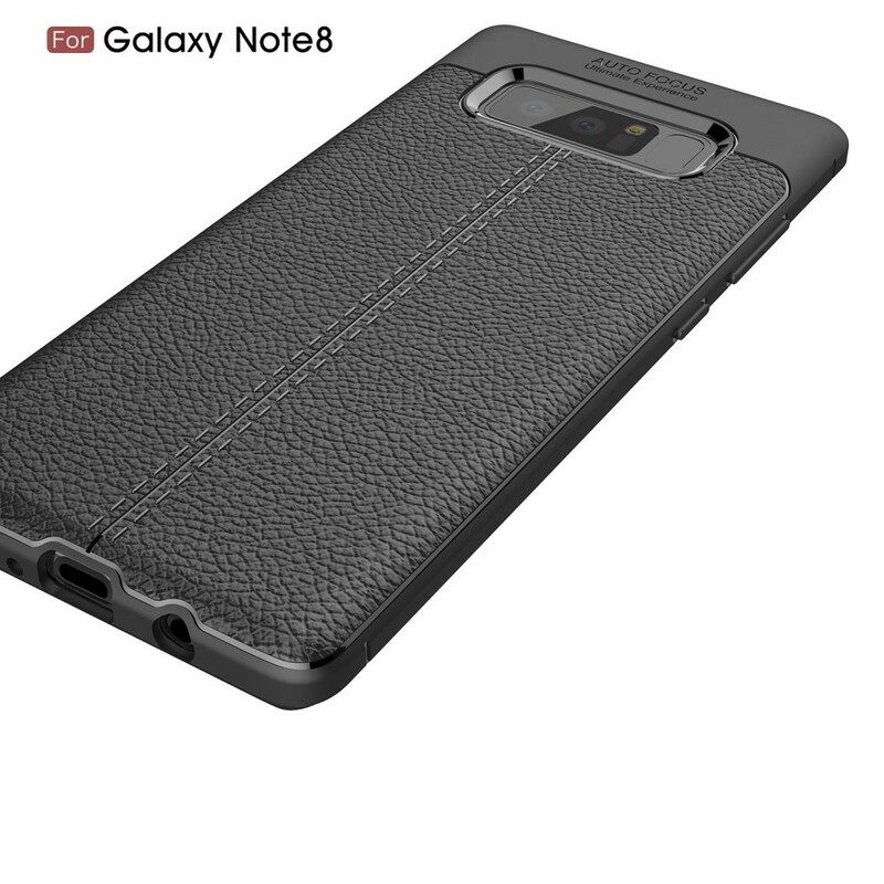 Θήκη Samsung Galaxy Note 8 Δερμάτινο Εφέ Litchi Double Line