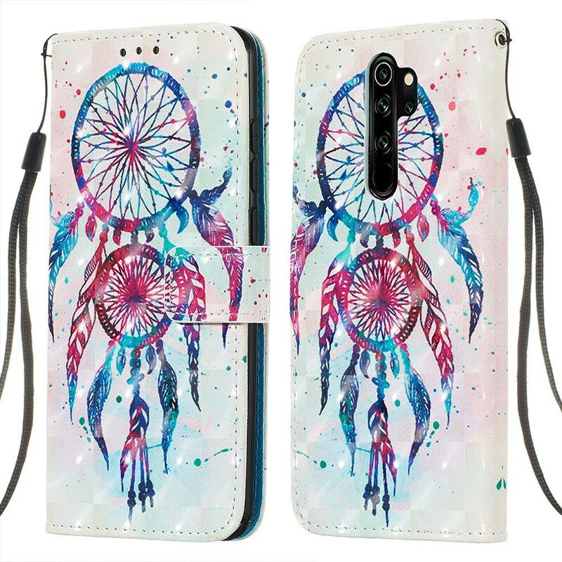 δερματινη θηκη Xiaomi Redmi Note 8 Pro Ακουαρέλα Dream Catcher