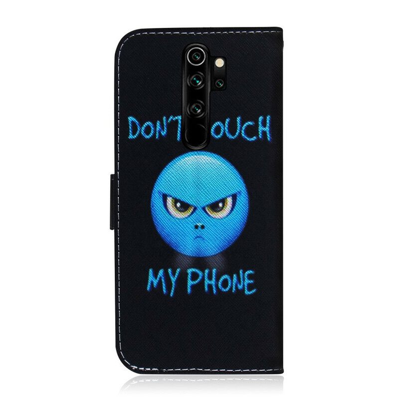 δερματινη θηκη Xiaomi Redmi Note 8 Pro Τηλέφωνο Emoji