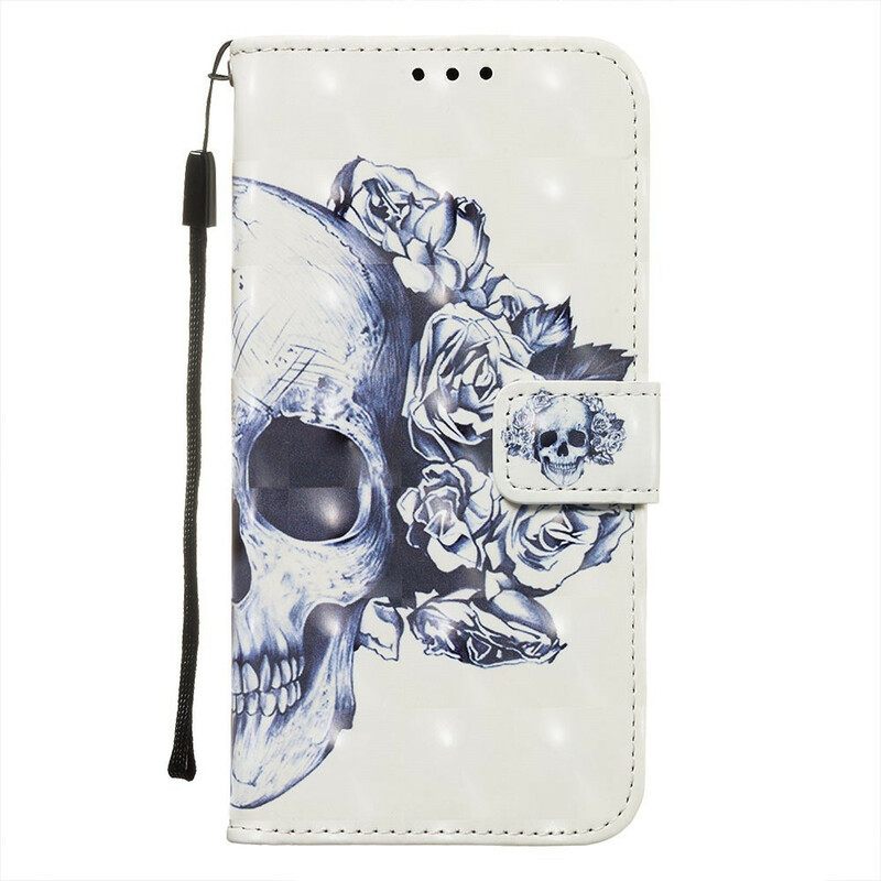 Κάλυμμα Xiaomi Redmi Note 8 Pro Floral Skull