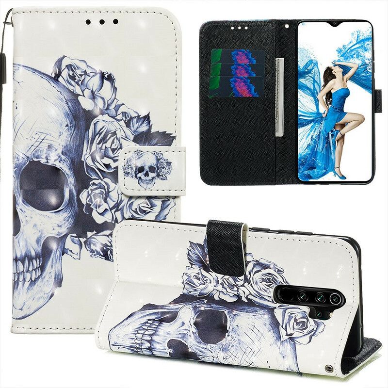 Κάλυμμα Xiaomi Redmi Note 8 Pro Floral Skull