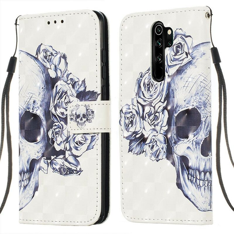 Κάλυμμα Xiaomi Redmi Note 8 Pro Floral Skull