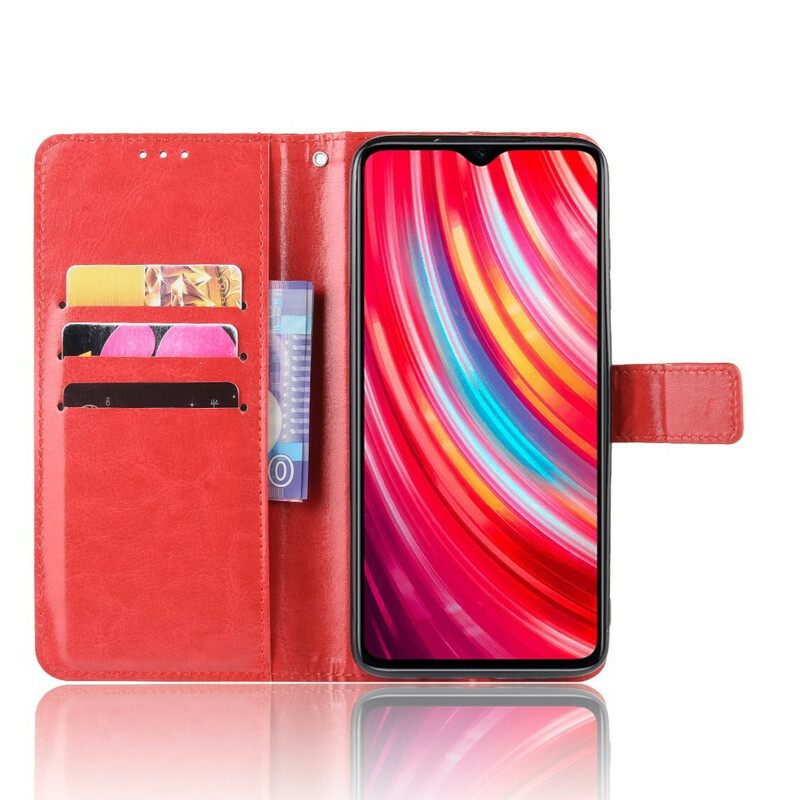 Κάλυμμα Xiaomi Redmi Note 8 Pro Λαμπερό Συνθετικό Δέρμα