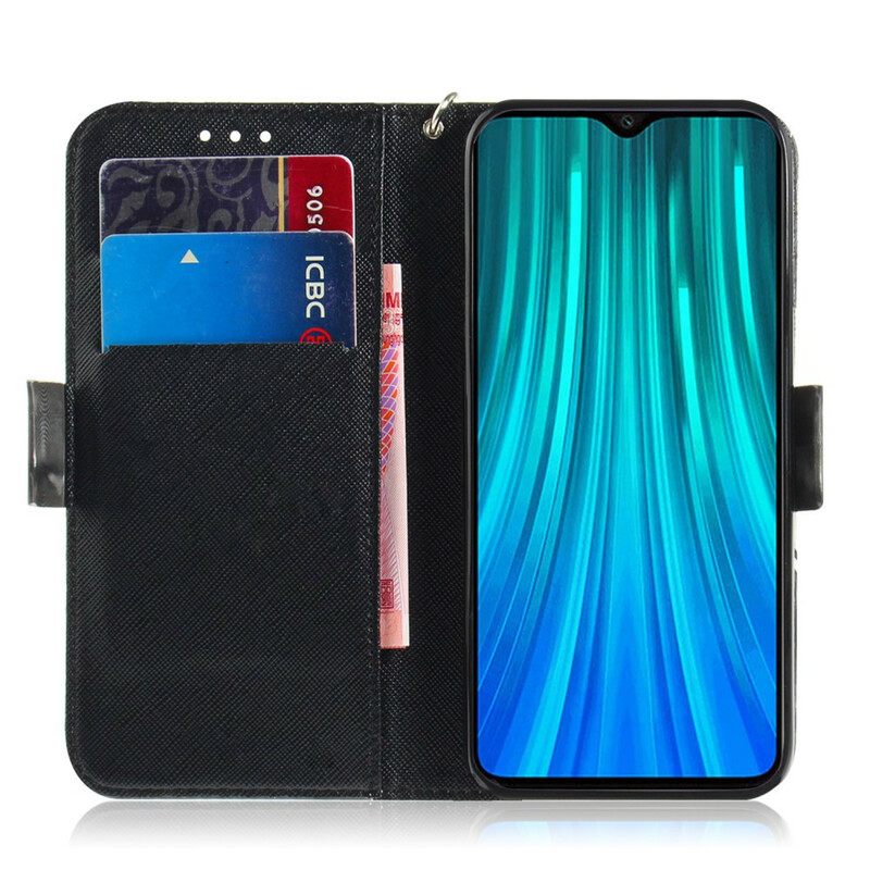 Κάλυμμα Xiaomi Redmi Note 8 Pro με κορδονι Ζώα Safari Στο Lanyard