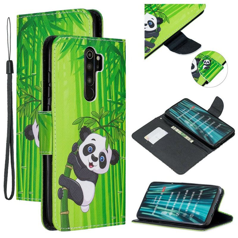 Κάλυμμα Xiaomi Redmi Note 8 Pro Panda Και Bamboo