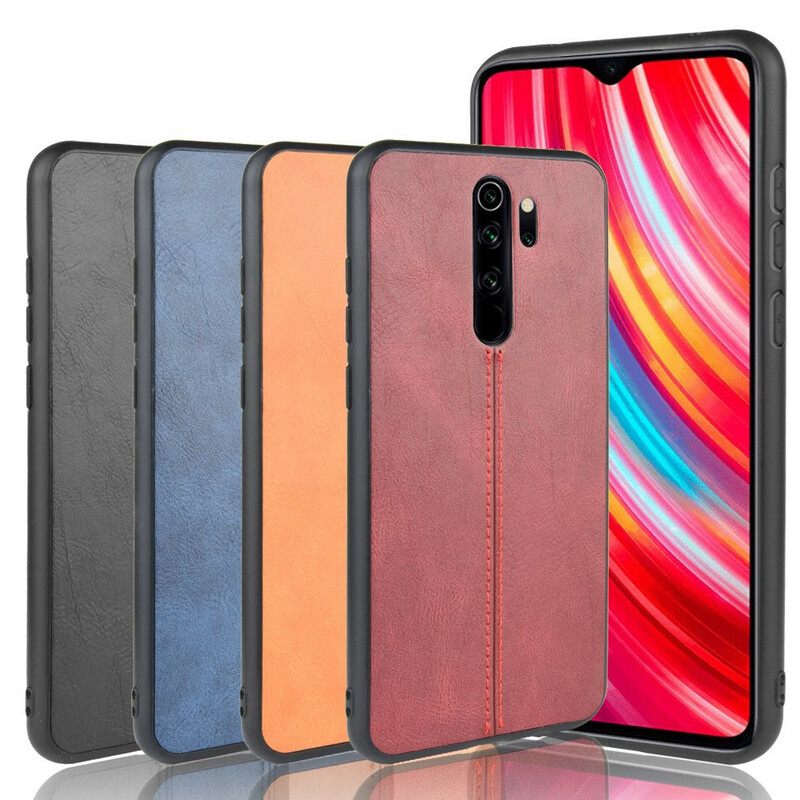 θηκη κινητου Xiaomi Redmi Note 8 Pro Εφέ Δέρματος Ραφής