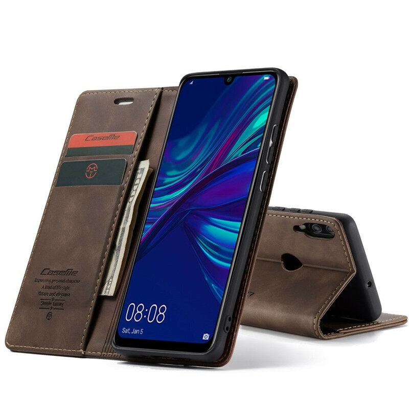 θηκη κινητου Huawei P Smart 2019 / Honor 10 Lite Θήκη Flip Caseme Faux Leather