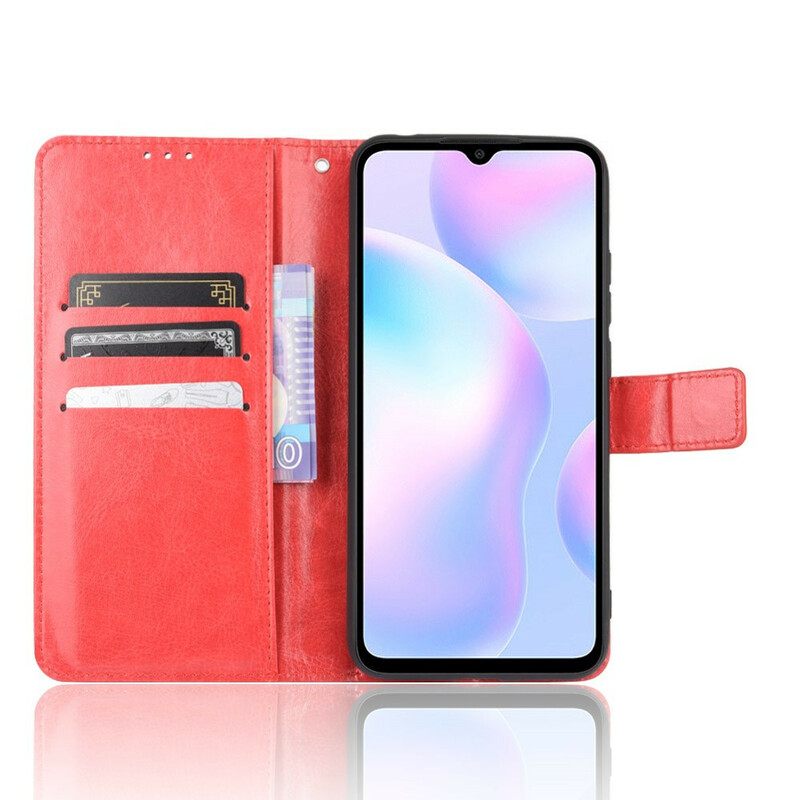 Κάλυμμα Xiaomi Redmi 9A Λαμπερό Ψεύτικο Δέρμα