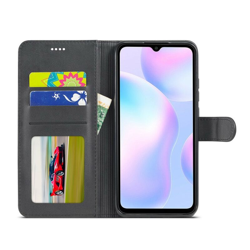 Θήκη Flip Xiaomi Redmi 9A Lc.imeeke Leather Effect