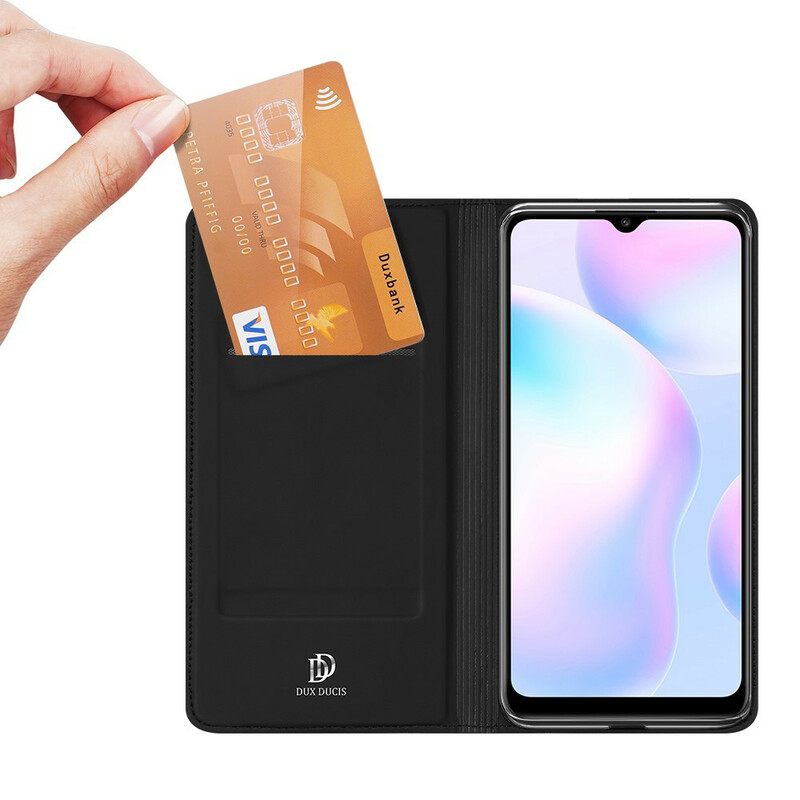 θηκη κινητου Xiaomi Redmi 9A Θήκη Flip Skin Pro Dux Ducis