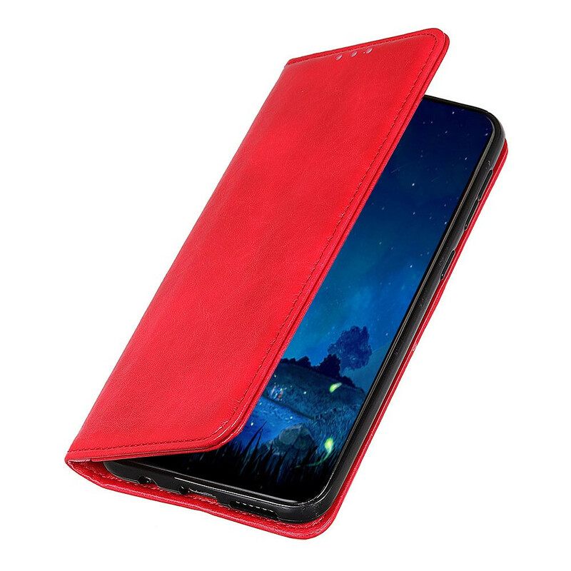 θηκη κινητου Xiaomi Redmi 9A Θήκη Flip Σχιστό Δέρμα Με Υφή