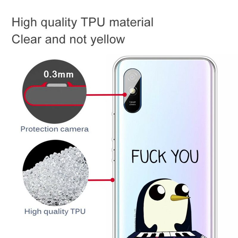 Θήκη Xiaomi Redmi 9A Penguin Fuck You