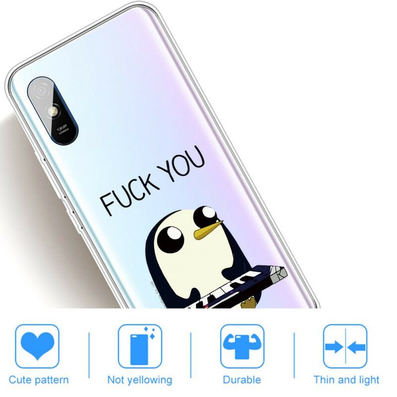 Θήκη Xiaomi Redmi 9A Penguin Fuck You